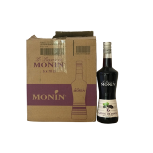 Monin Creme De Cassis De Dijon liqueur-70cl (Carton x6)