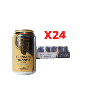 Guinness Smooth Stout can x24