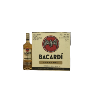 Bacardi Gold Carta Oro-750ml (Carton x12)