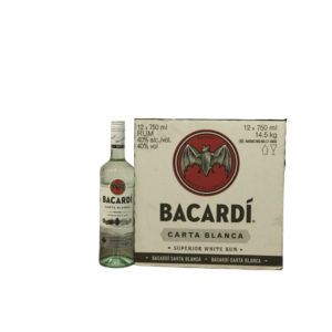 Bacardi White-750ml (Carton x12)
