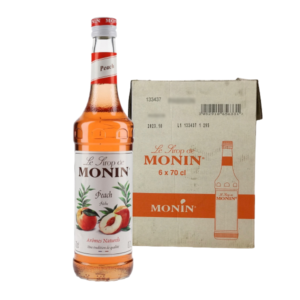 Monin Peach Syrup-70cl (Carton x6)
