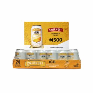 Smirnoff Ice Pineapple Punch- 33cl x24