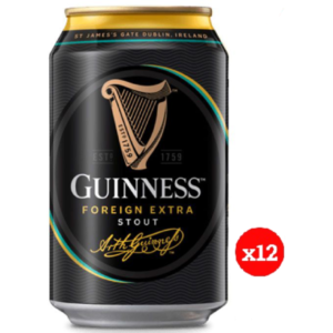 Guinness Can Stout- 33cl (x12)