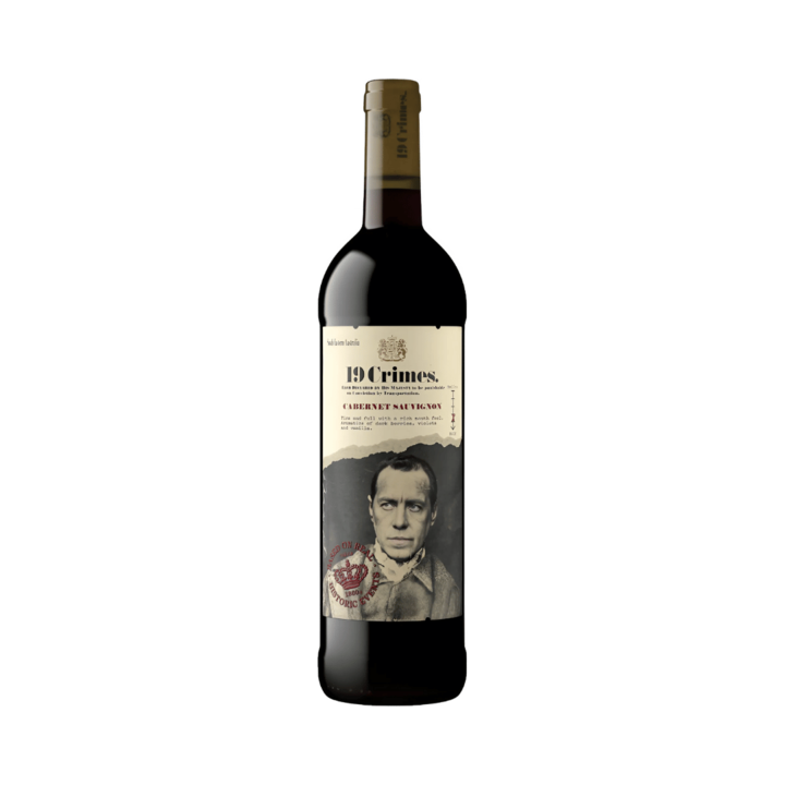 19 CRIMES CABERNET SAUVIGNON | WINE | 12% | 70CL 1 19 CRIMES CABERNET SAUVIGNON | WINE | 12% | 70CL