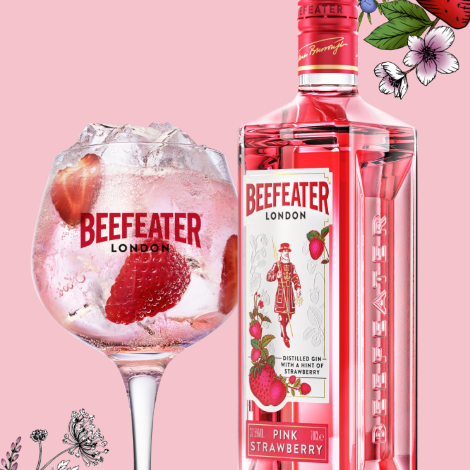 BEEFEATER GIN PINK STRAWBERRY | GIN | 40% | 70CL 2 BEEFEATER GIN PINK STRAWBERRY | GIN | 40% | 70CL - Image 2
