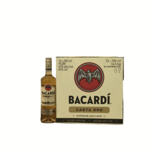 Bacardi Gold Carta Oro | Rum | 40% | 750ml (Carton x12)