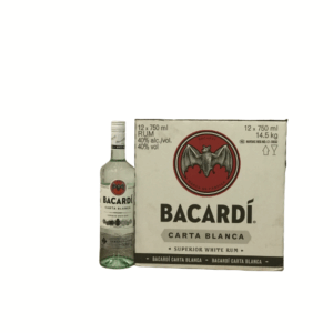 Bacardi White | Rum | 40% | 750ml (Carton x12)