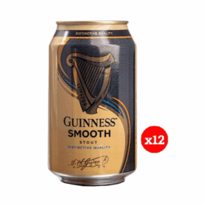Guinness Smooth Stout Can | Beer | 5.9% | 33cl (x12)