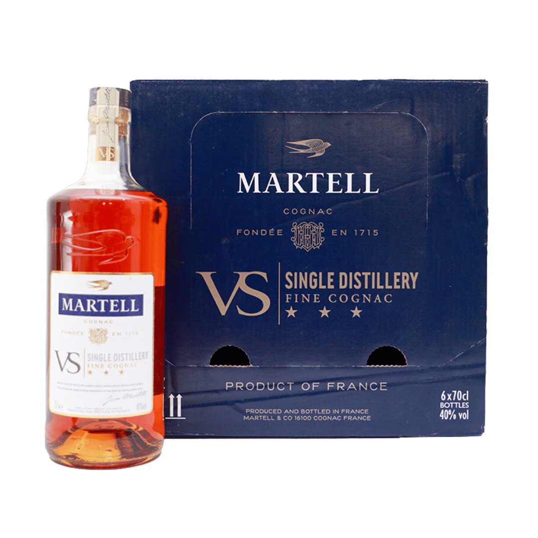 MARTELL VS | COGNAC | 40% | 70CL (CARTON x6) 1 MARTELL VS | COGNAC | 40% | 70CL (CARTON x6)