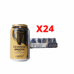 Guinness Smooth Stout Can | Beer | 5.9% | 33cl (x24)