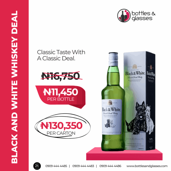 BLACK & WHITE WHISKEY DEAL