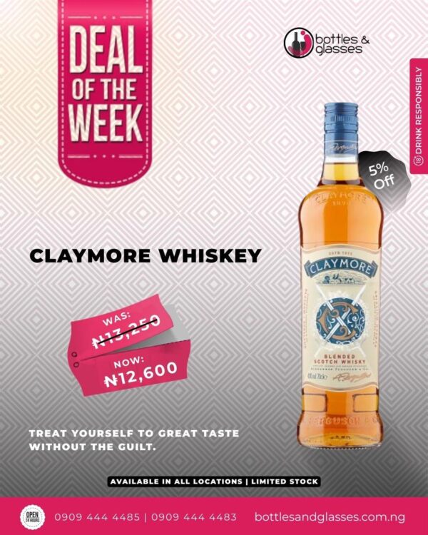 CLAYMORE WHISKEY