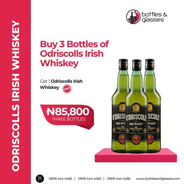 O'DRISCOLLS IRISH WHISKEY DEAL