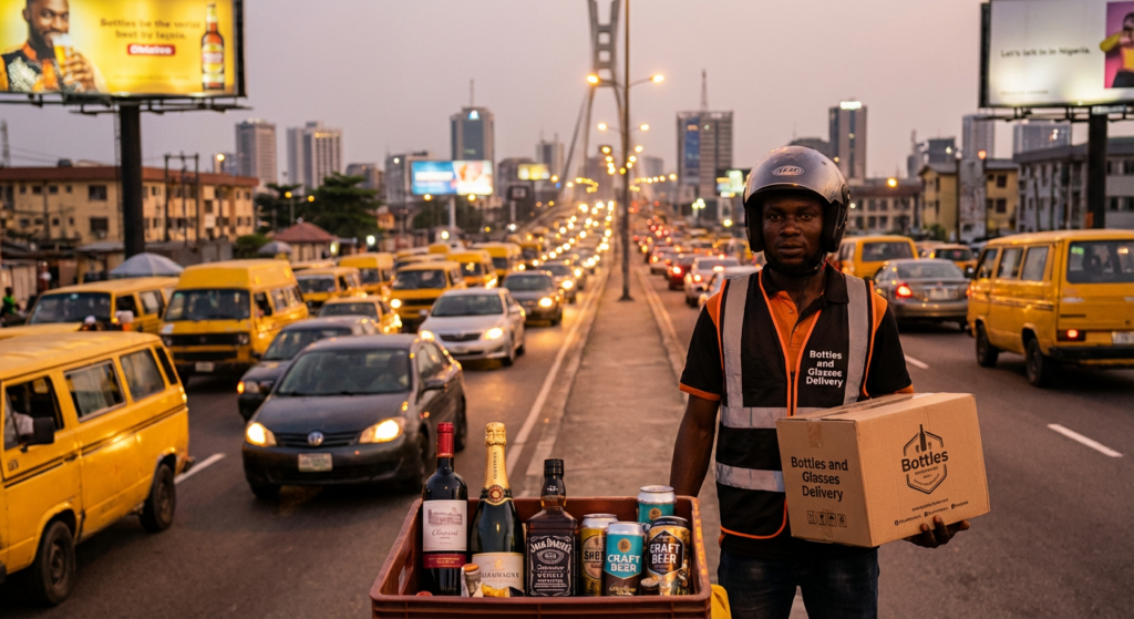 Alcohol delivery in Lagos by Bottles and Glasses – premium wines, beers, and spirits delivered fast across the city