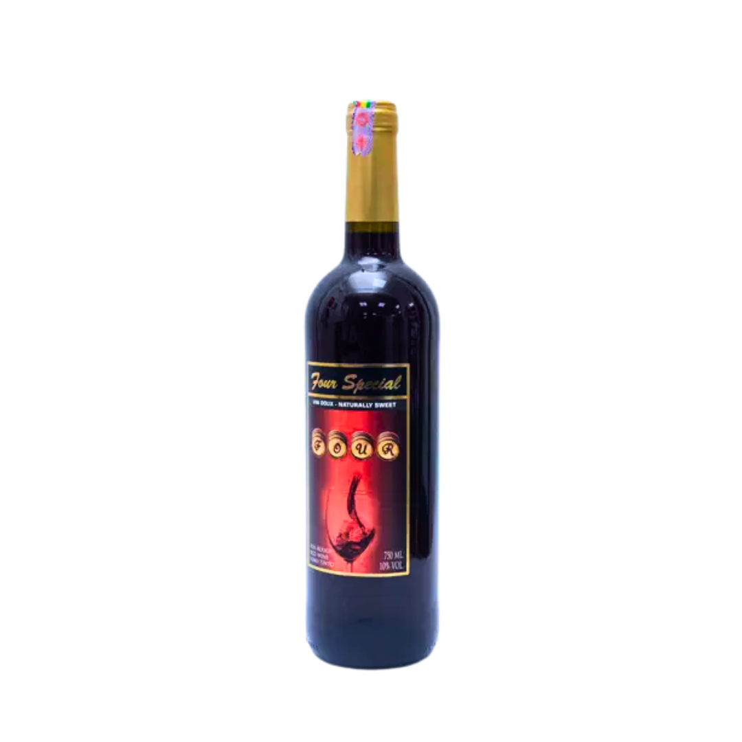 FOUR SPECIAL NATURAL SWEET RED | WINE | 10% | 75CL
